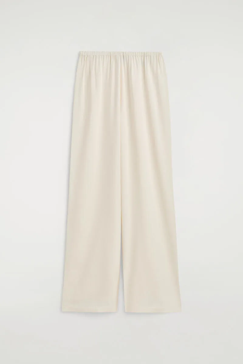 Elasticated Crepe Straight-Leg Pants by COS