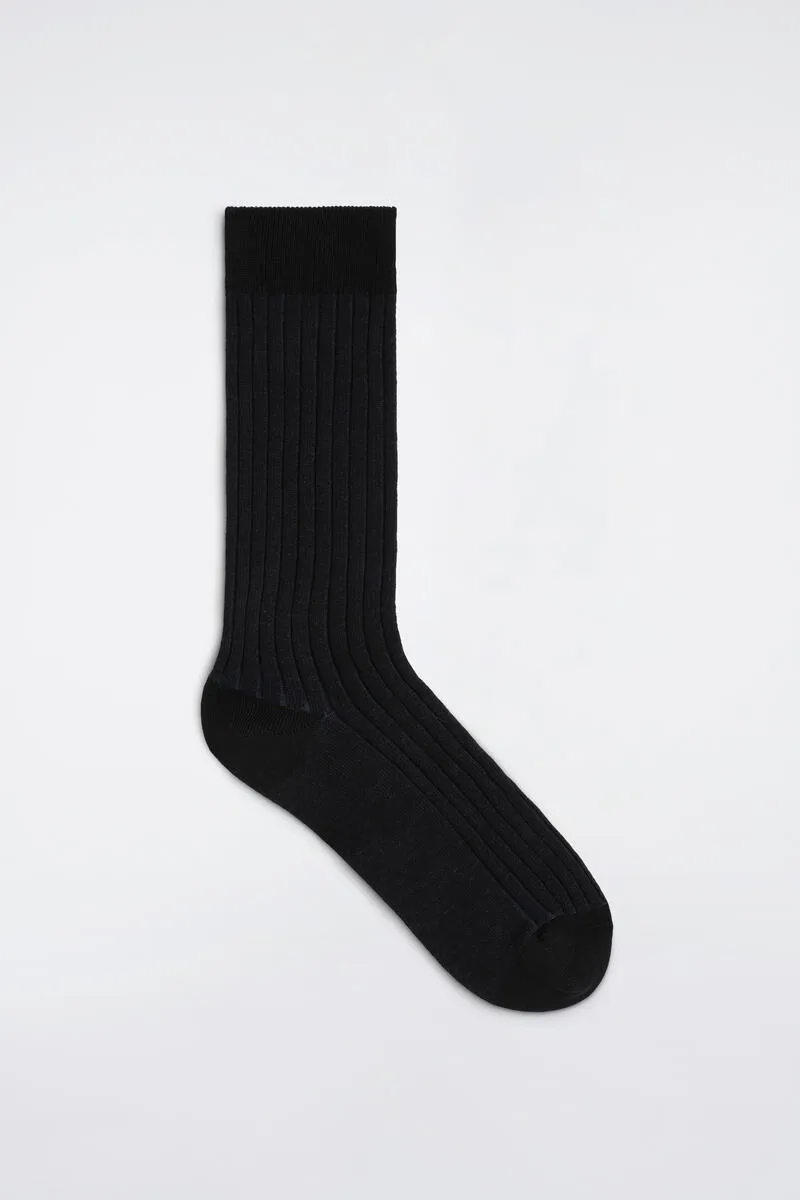 Ribbed-Knit Socks by COS