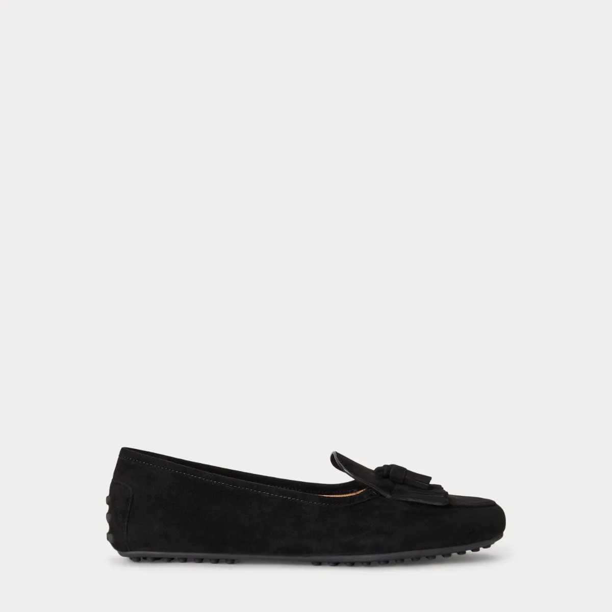 Tayte Suede Kiltie Driver by Lauren Ralph Lauren
