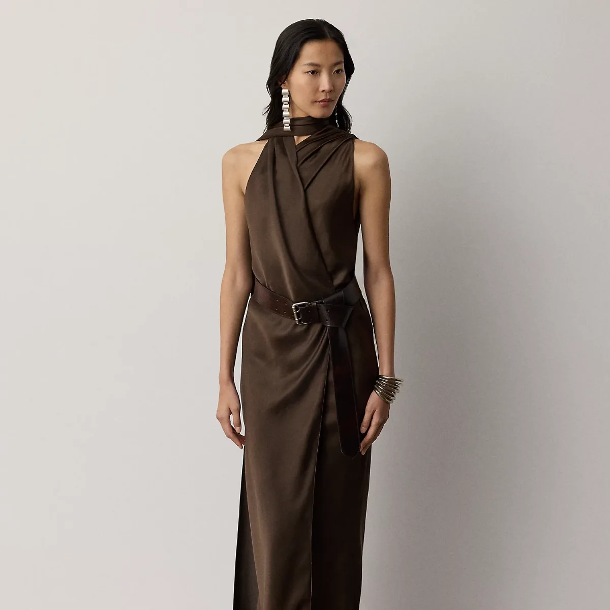 Rynn Washed Duchesse Evening Dress by Ralph Lauren Collection