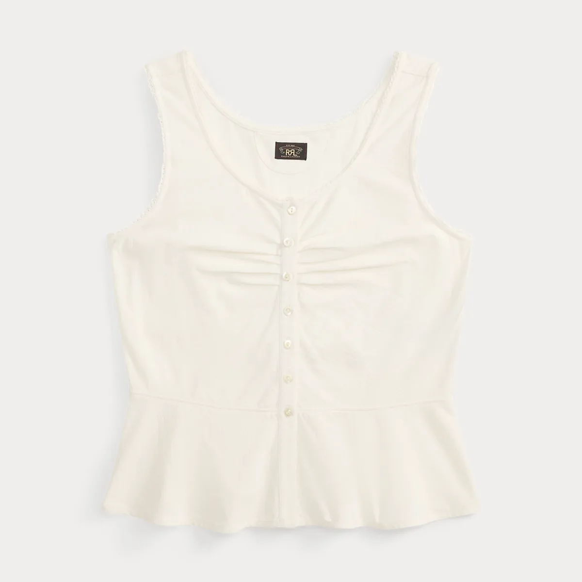 Cotton-Linen Jersey Camisole by Ralph Lauren RRL