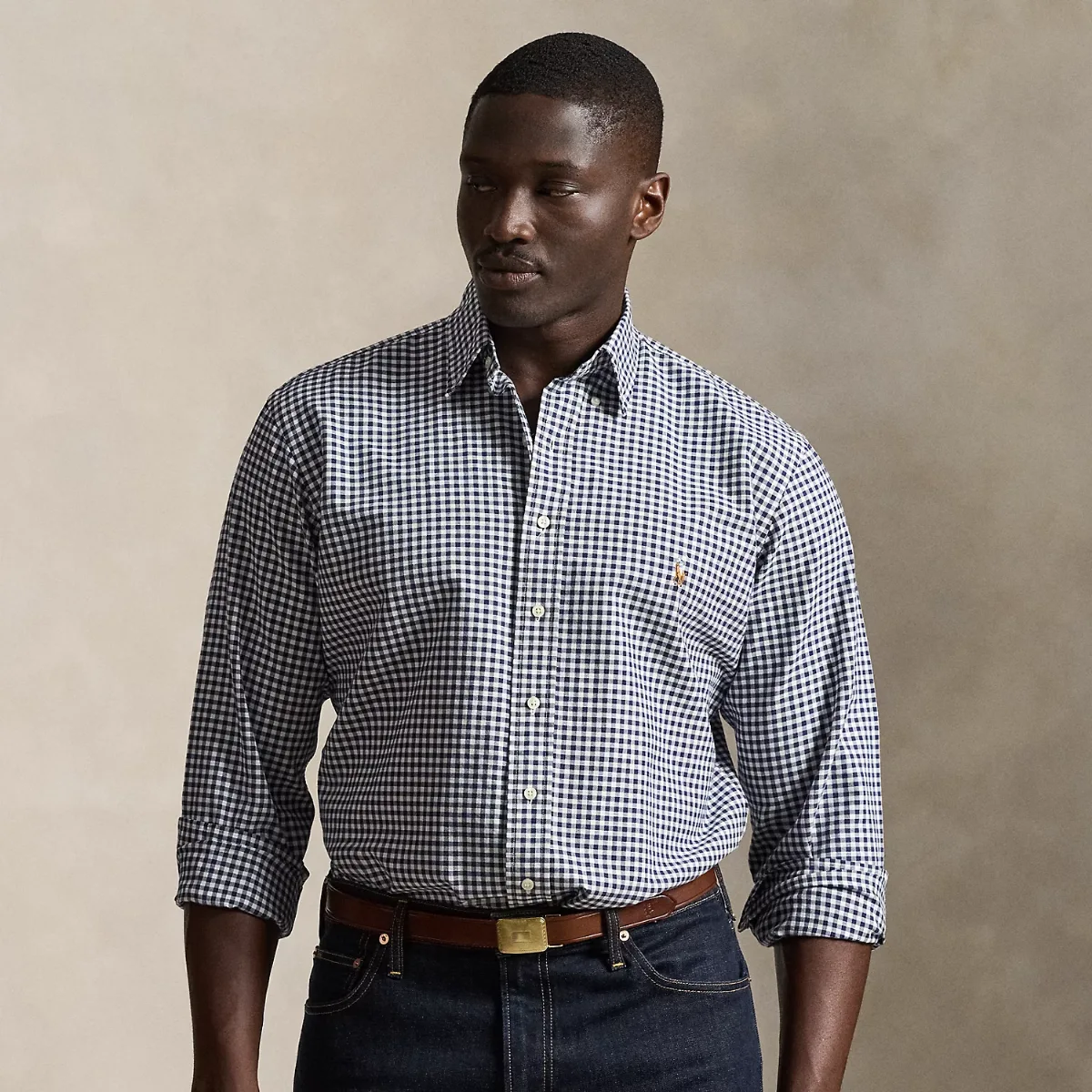 Gingham Oxford Shirt by Ralph Lauren Big & Tall