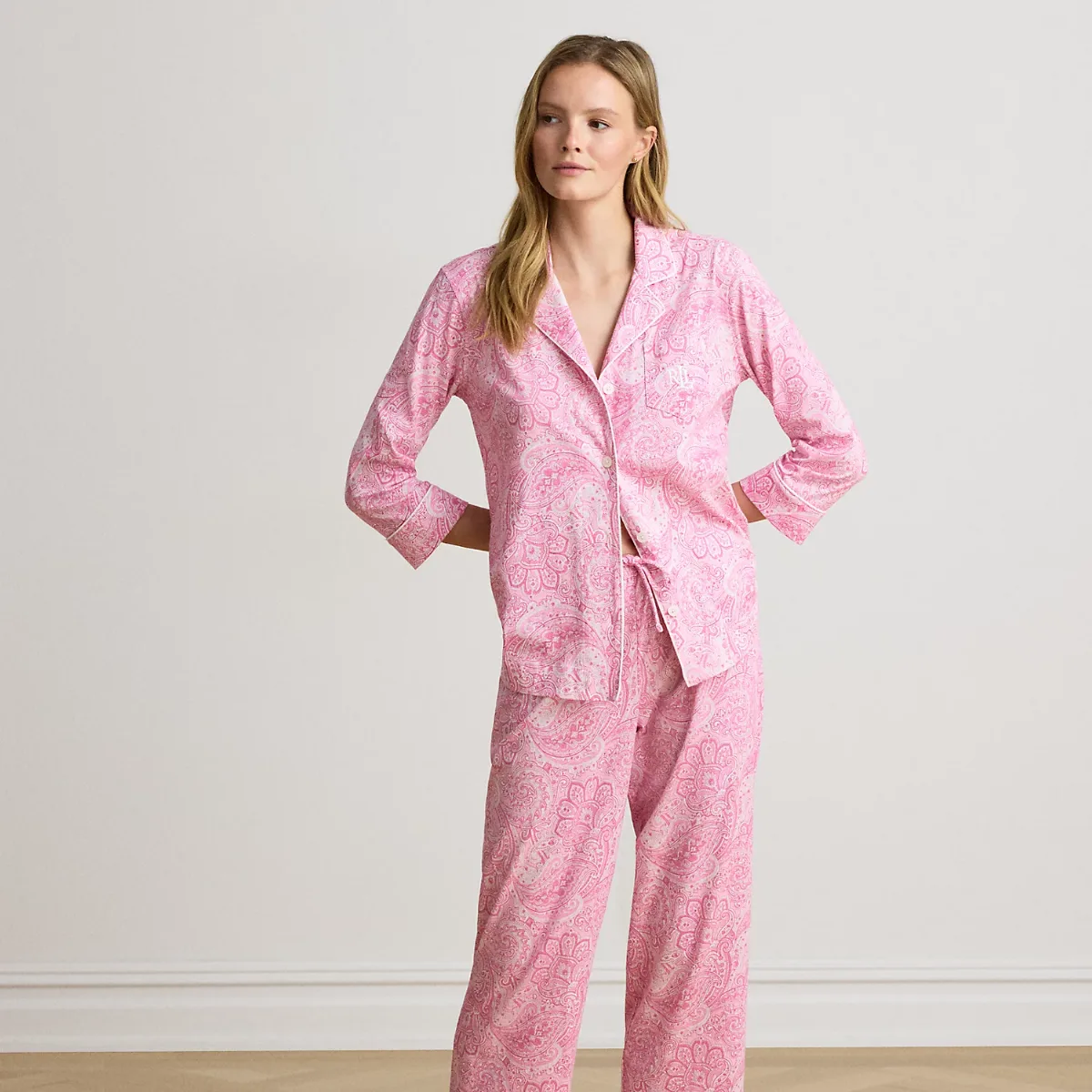 Paisley Cotton Jersey Capri Sleep Set by Lauren Ralph Lauren