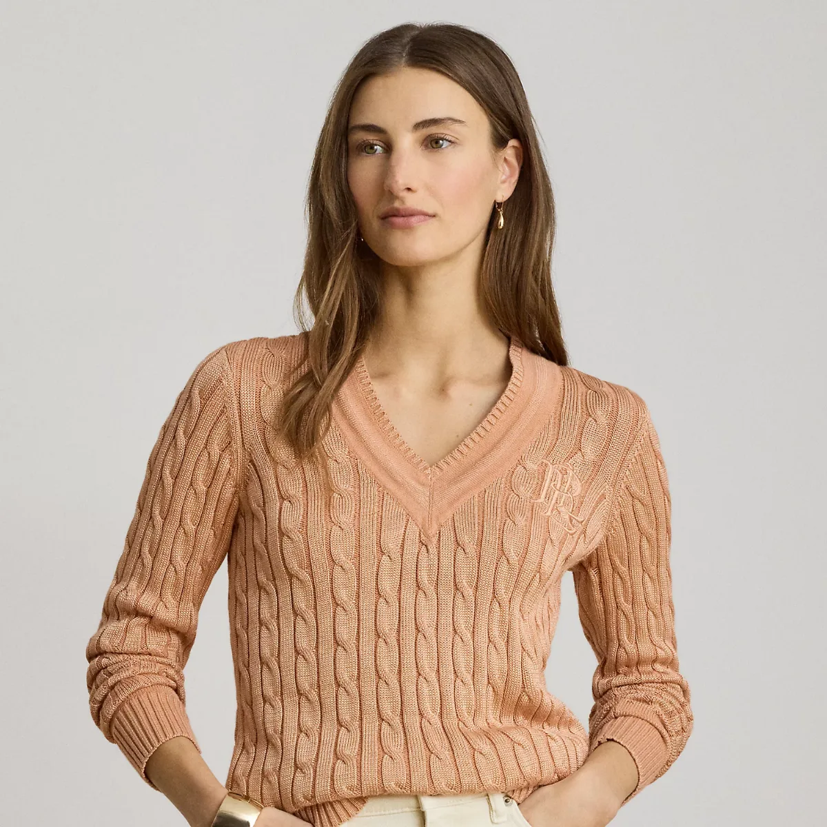 Cable-Knit Cricket Jumper