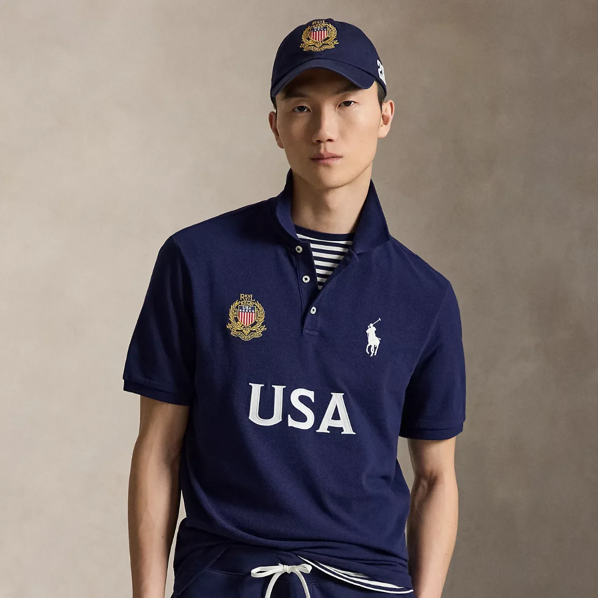 Classic Fit USA Polo Shirt by Polo Ralph Lauren