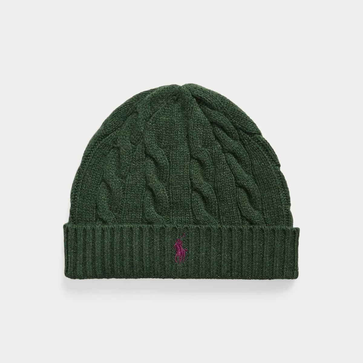 Cable-Knit Wool-Cashmere Beanie by Polo Ralph Lauren