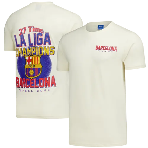 Peace Collective Cream Barcelona Champion T-Shirt by Peace Collective