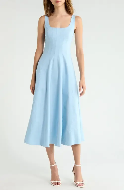 Una Fit & Flare Midi Dress