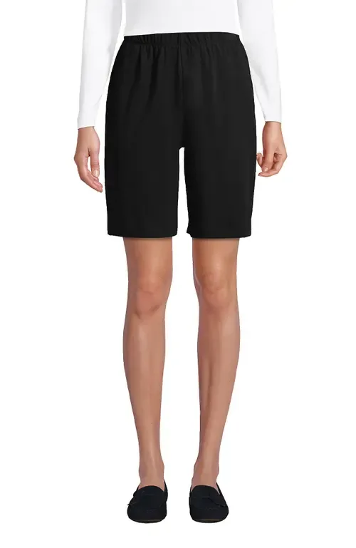 Sport Knit High Rise Shorts by Lands' End