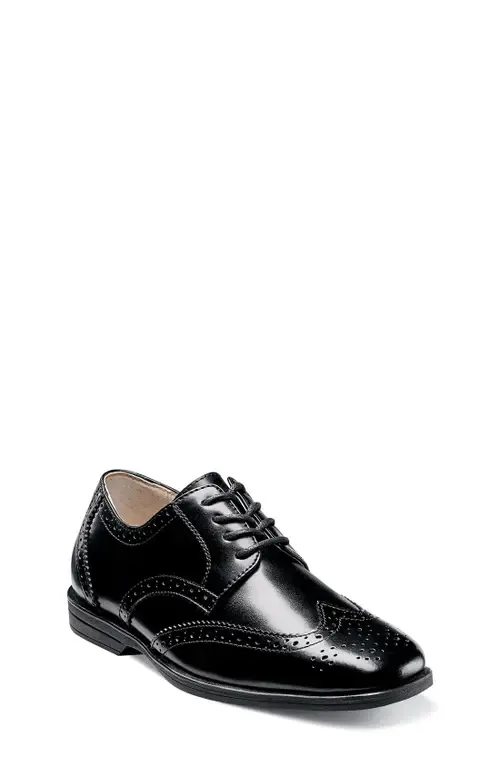 Reveal Wingtip Oxford in Black Leather by Florsheim