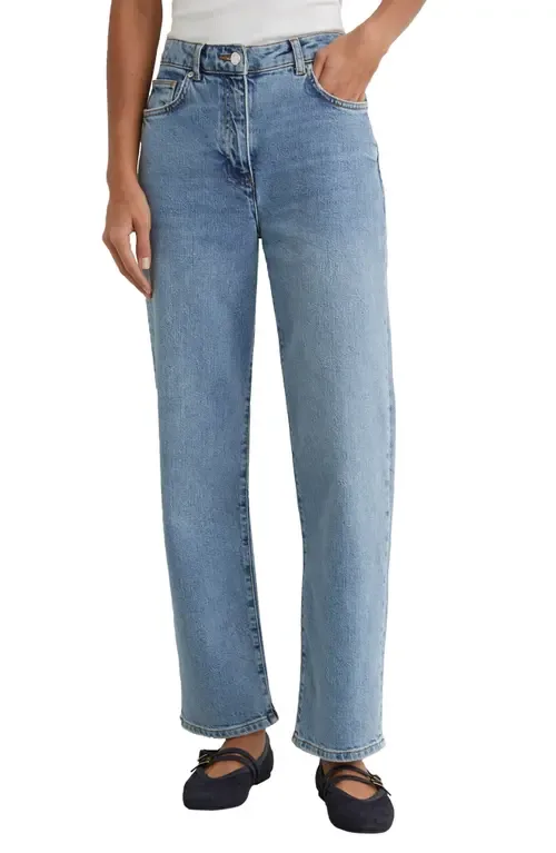 Selin Straight Leg Jeans by Reiss
