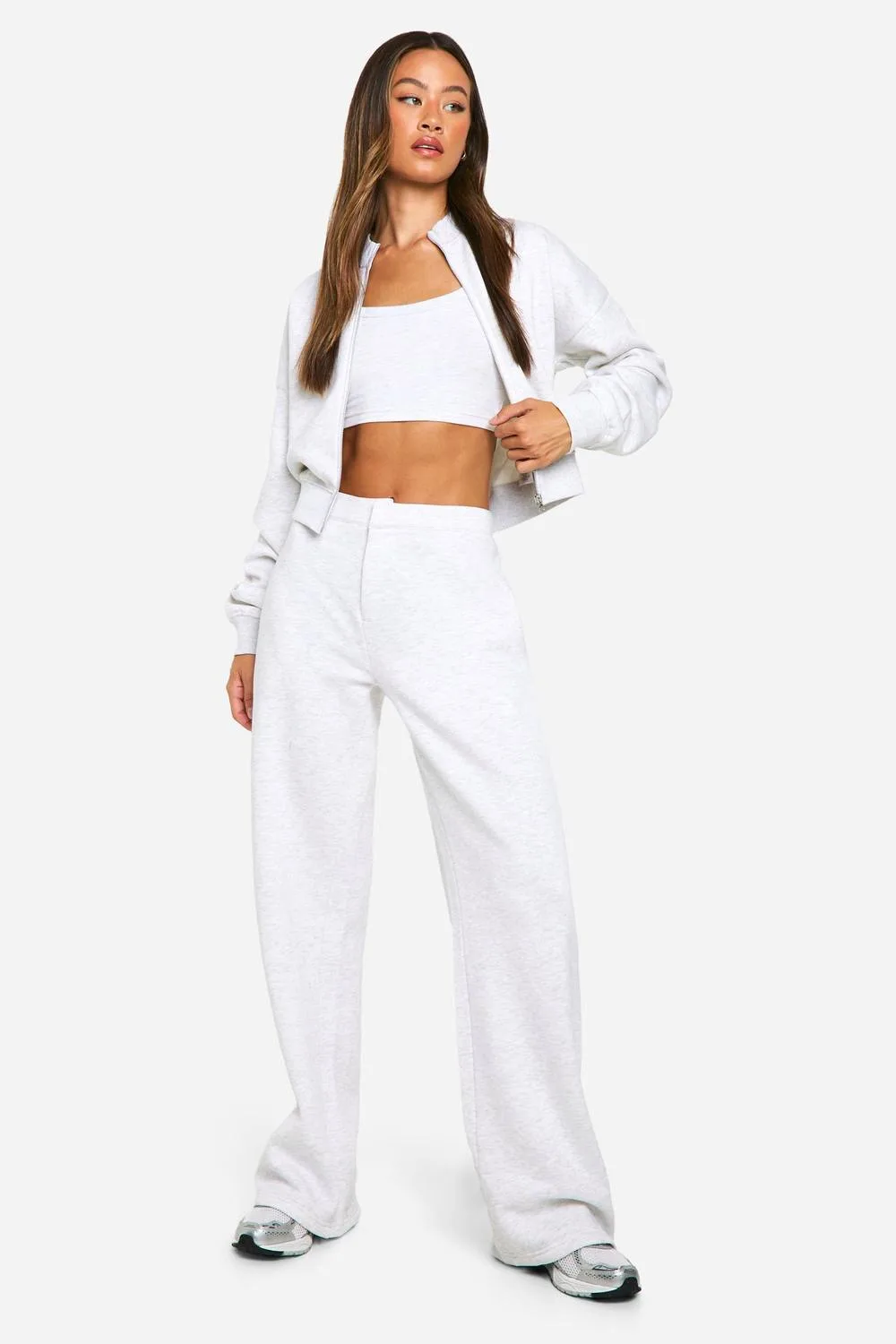 Tall 3 Piece Bomber Tracksuit by boohoo