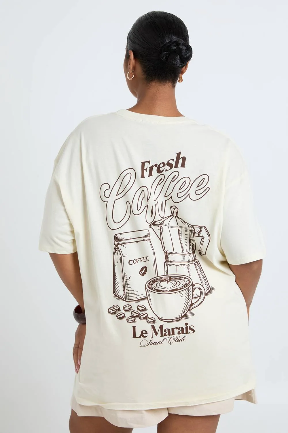 Fresh Coffee Oversized T-Shirt