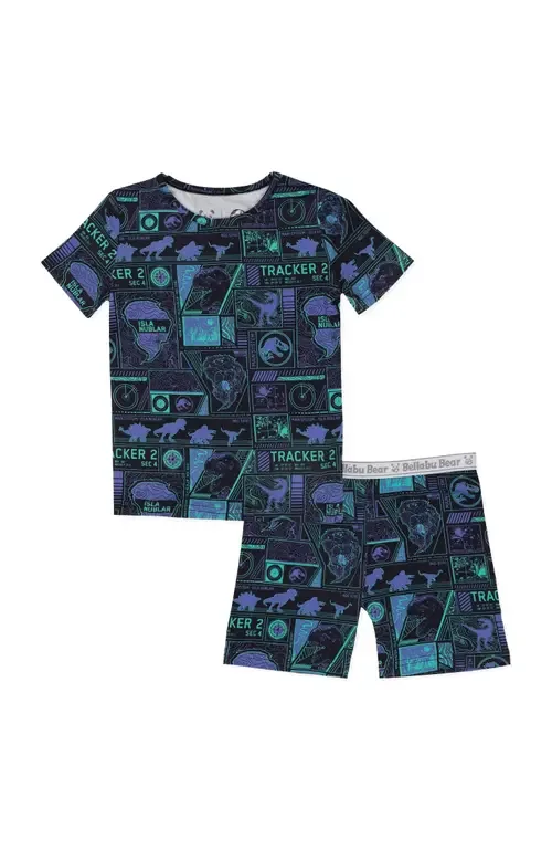 Park Tracker 2-Piece Short Sleeve & Shorts Pajama Set by Bellabu Bear