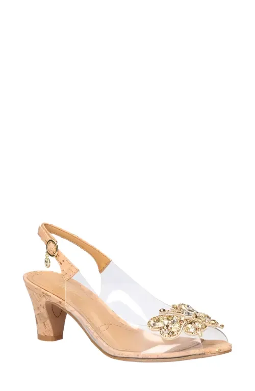 Kerensa Crystal Butterfly Slingback Pump by J. Reneé