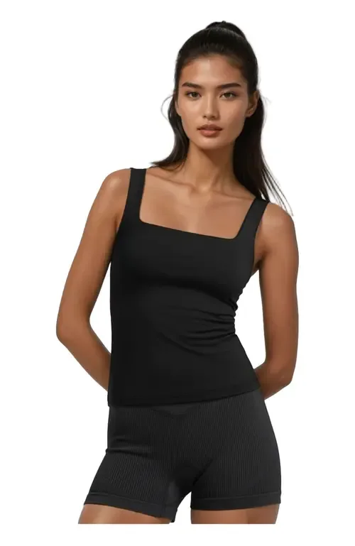 Tank Top with Built in Bra by Blvck