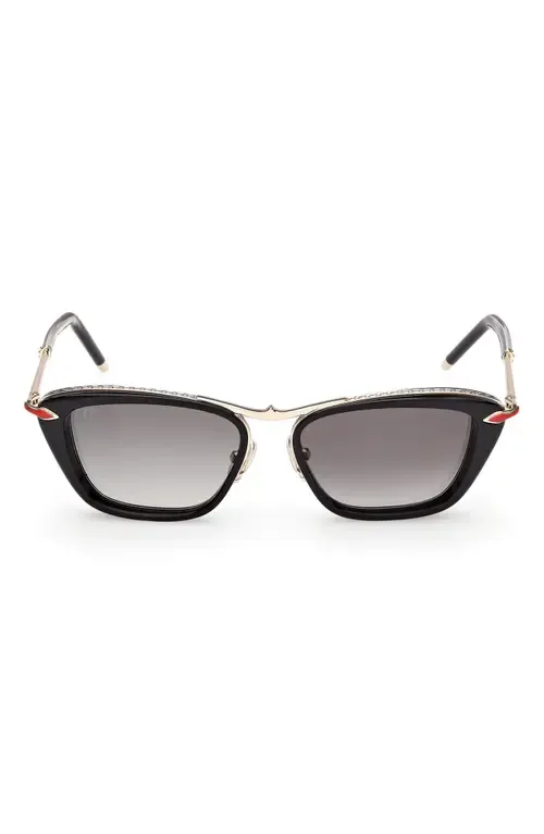 54mm Geometric Sunglasses by Christian Louboutin