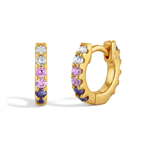 Cascading CZ Girl Earrings by In Season Jewelry