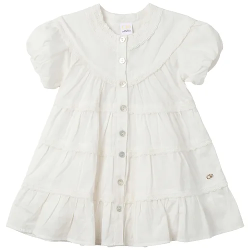 Woven Dress with Lace Trim by Clô