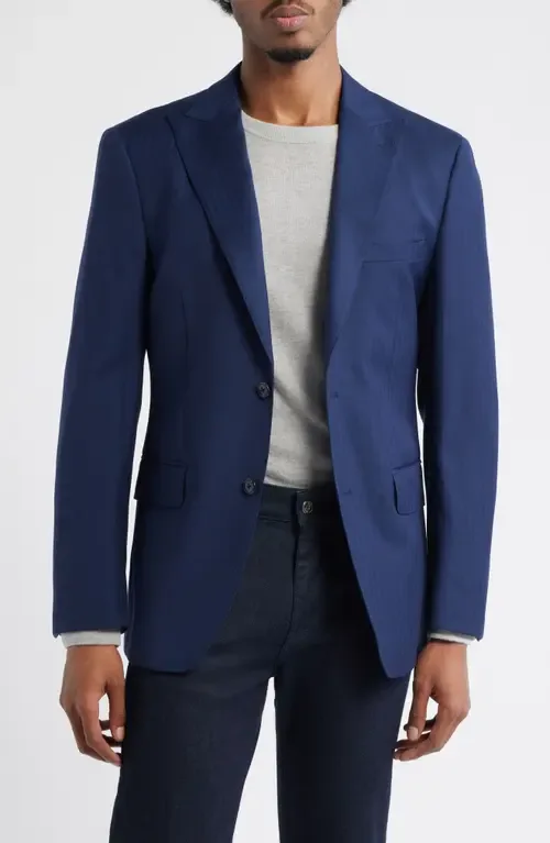 Wool Herringbone Sport Coat by DANIEL HECHTER