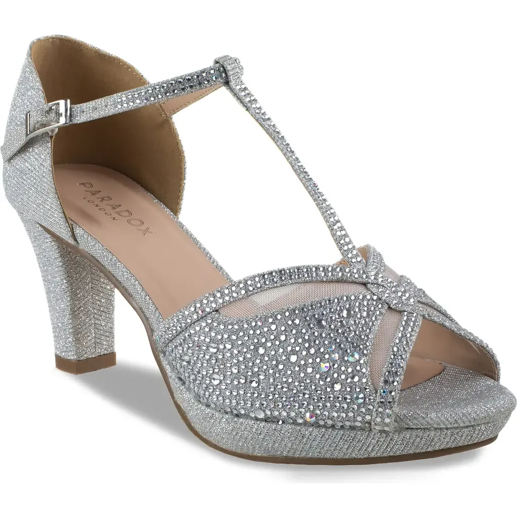 Nora T-Strap Platform Sandal by Paradox London Pink