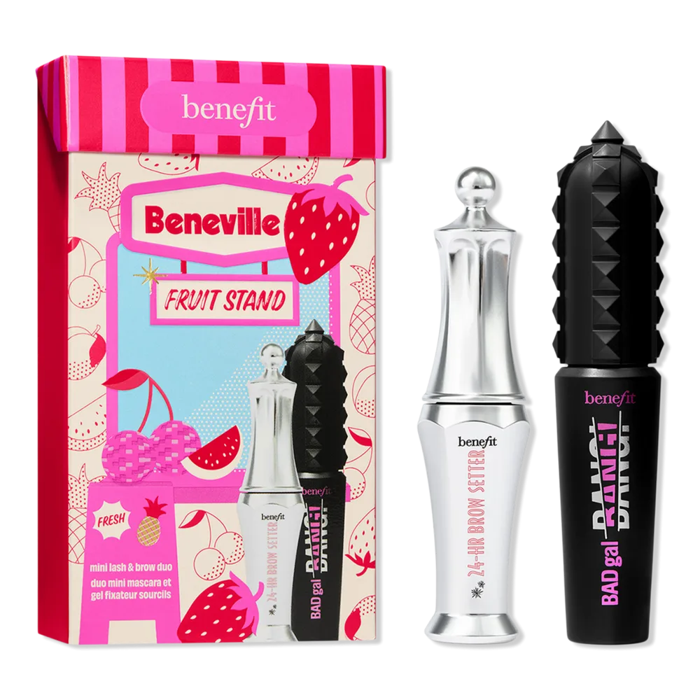 Beneville Fruit Stand Mini Mascara & Brow Gel Makeup Gift Set by Benefit Cosmetics