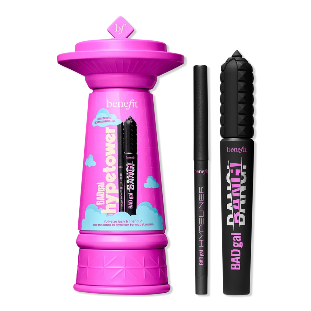 BADgal Hypetower Eye Makeup Duo Mascara & Eyeliner Gift Set by Benefit Cosmetics