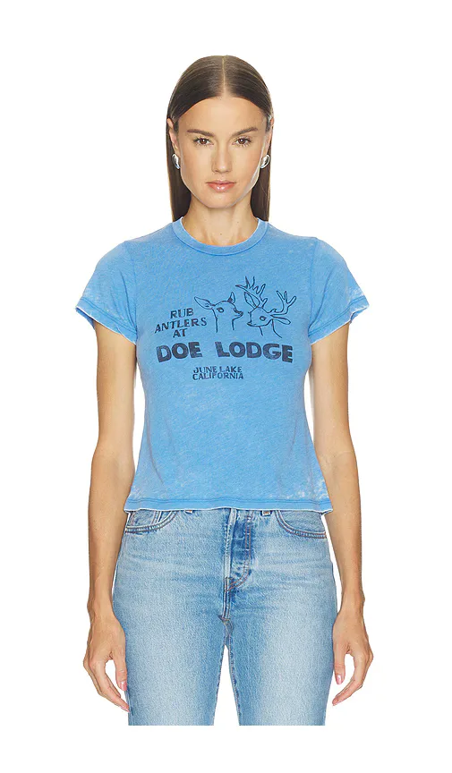 Rub Antlers Burnout Vintage Tee by DAYDREAMER