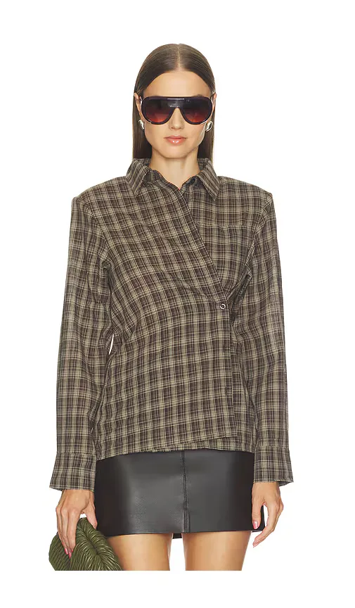 Ila Button Up Top by ALL THE WAYS