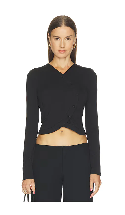 Ramona Wrap Front Top by superdown