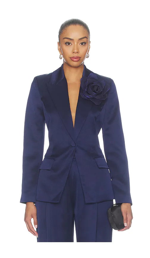 Satin Blazer by Nadine Merabi