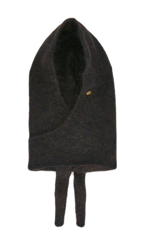 Brushed Mohair Balaclava by Ganni