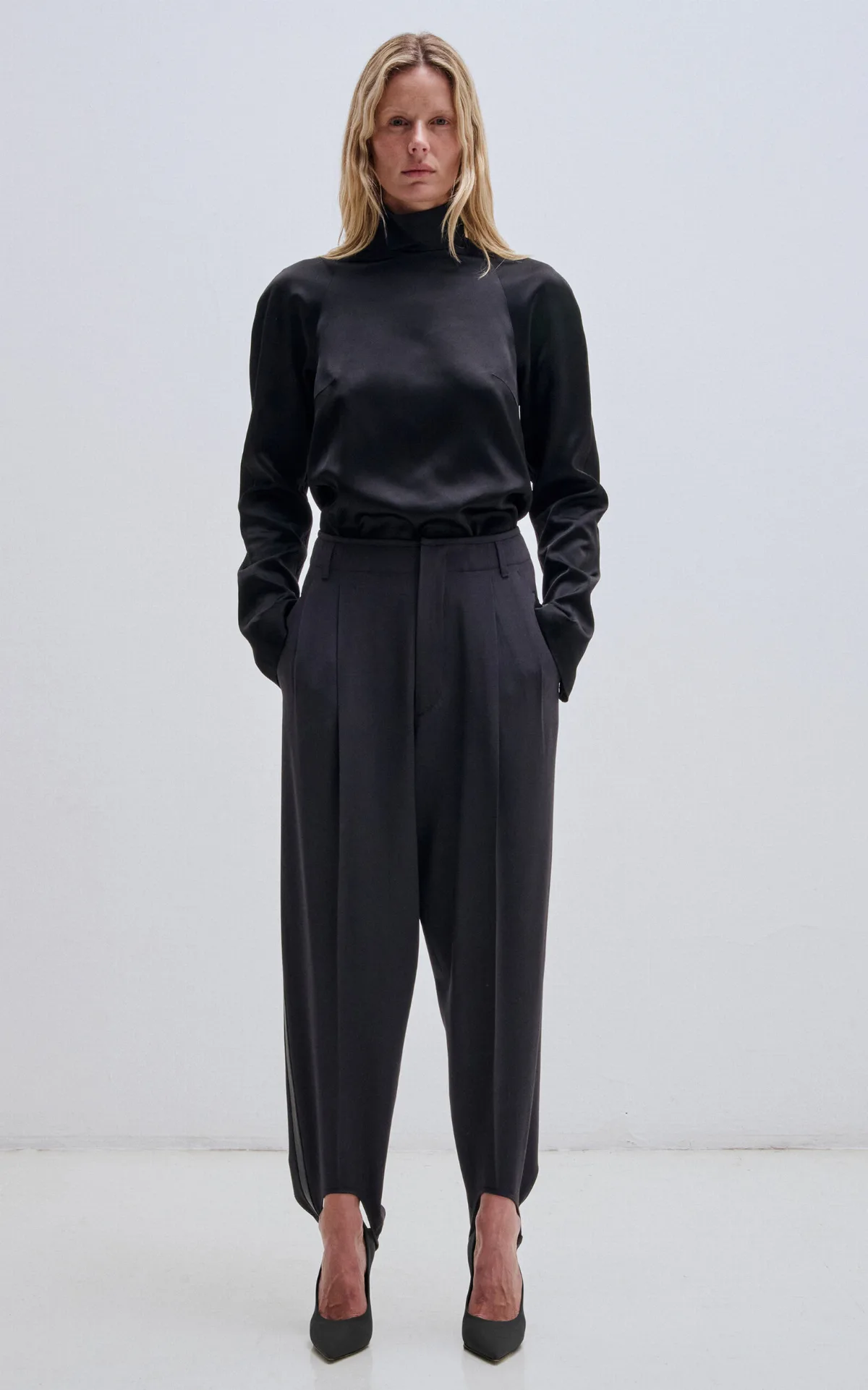 Marta Wool Stirrup Pants by DARKPARK