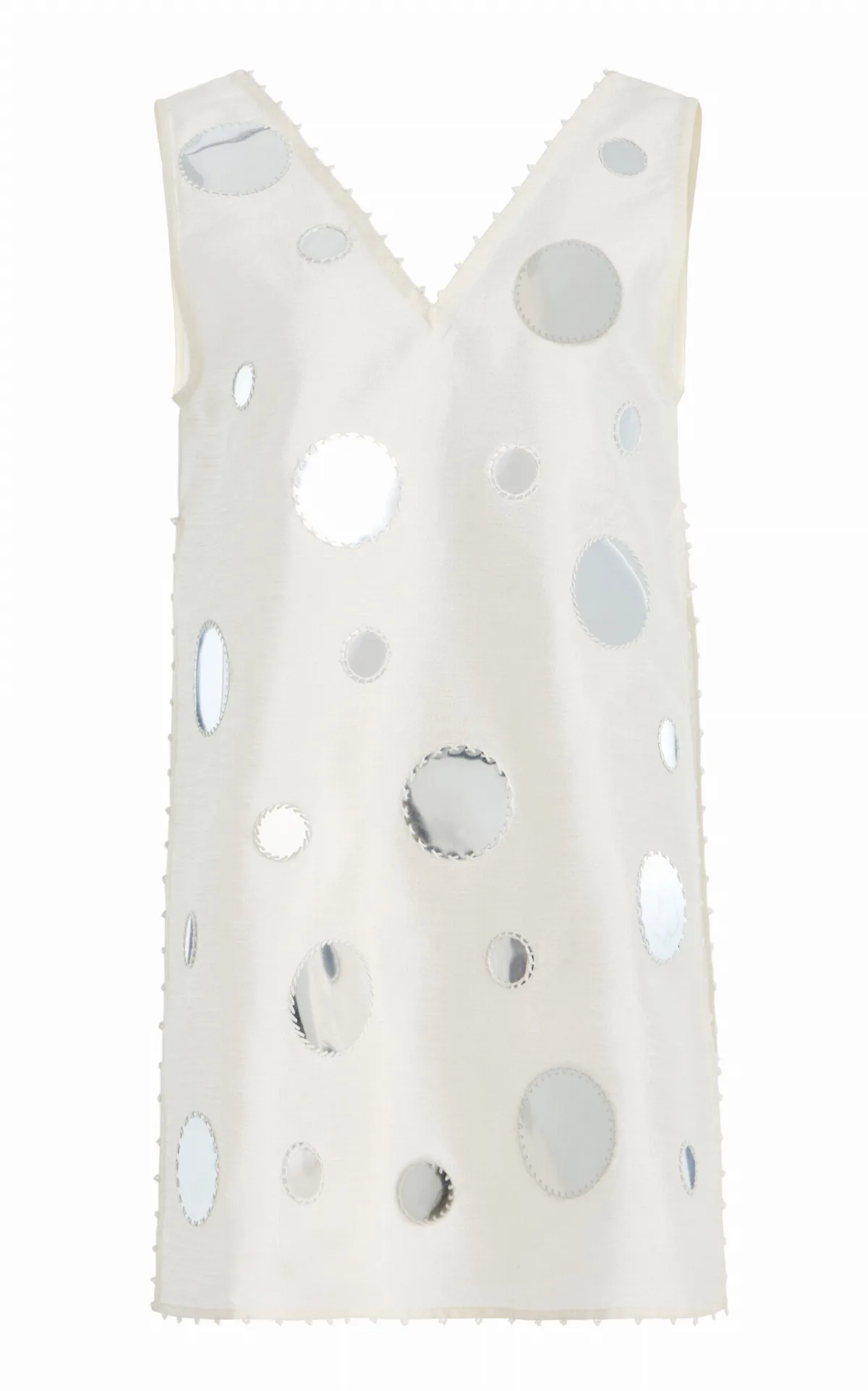 La Isla Sequined Dupioni Tunic by Chan Luu