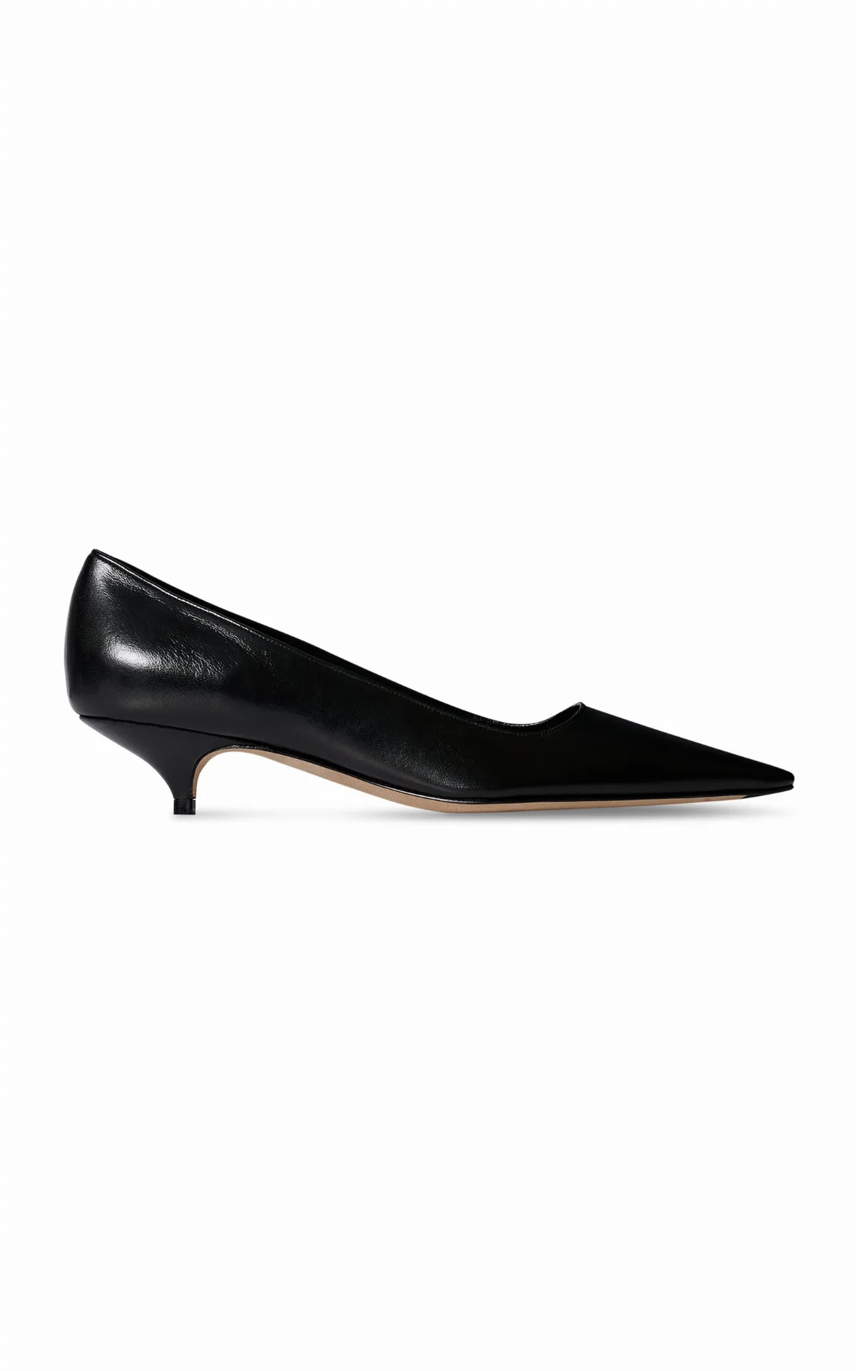 Liisa Kitten Three Leather Pumps by The Row