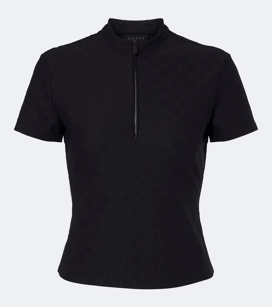 GG Jacquard Jersey Top by Gucci