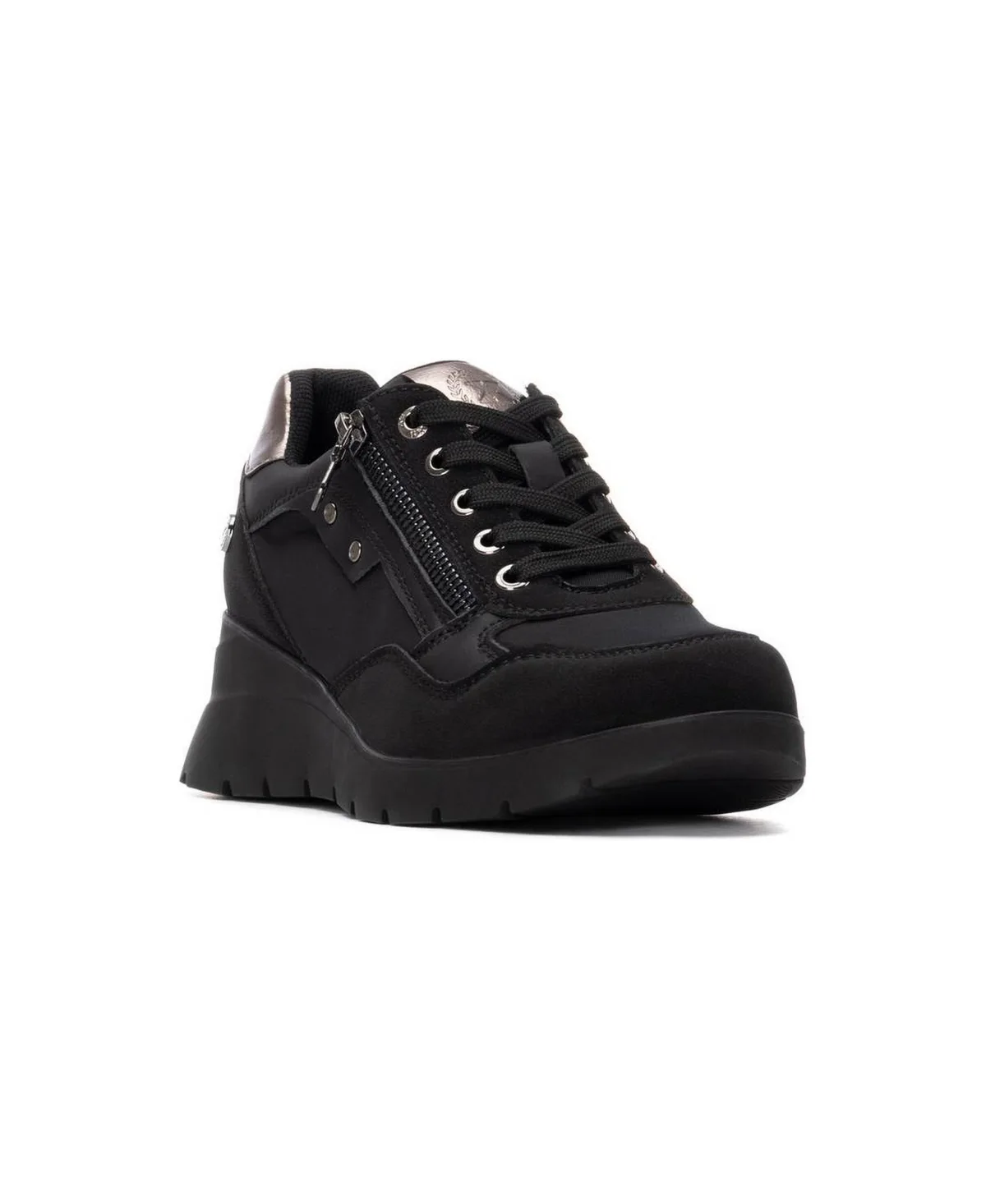 Casual Wedge Lace Up Sneakers by Xti