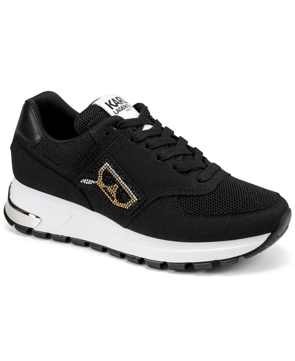 Mayu Lace-Up Sneakers by Karl Lagerfeld Paris