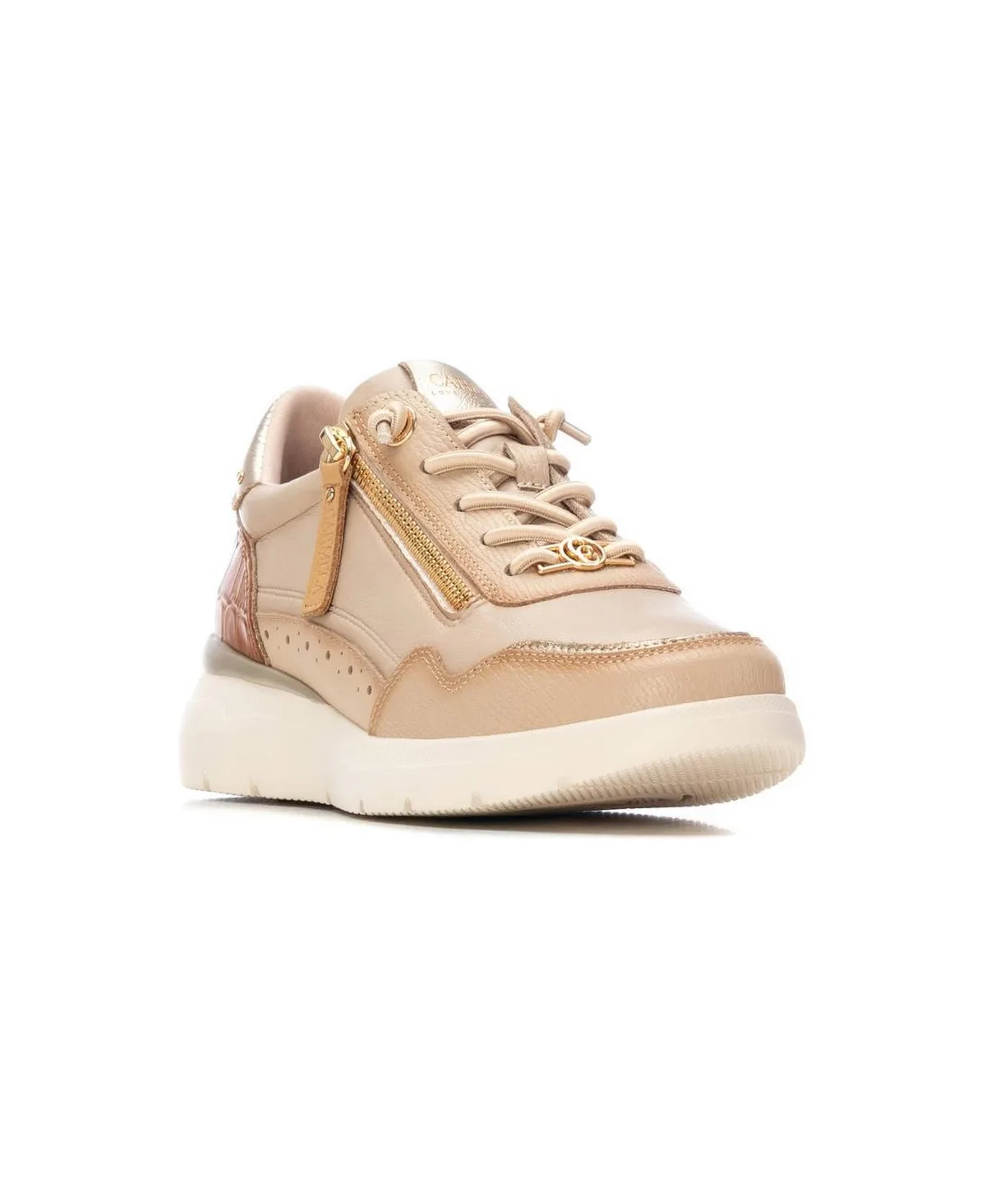 Leather Casual Slip on Sneakers