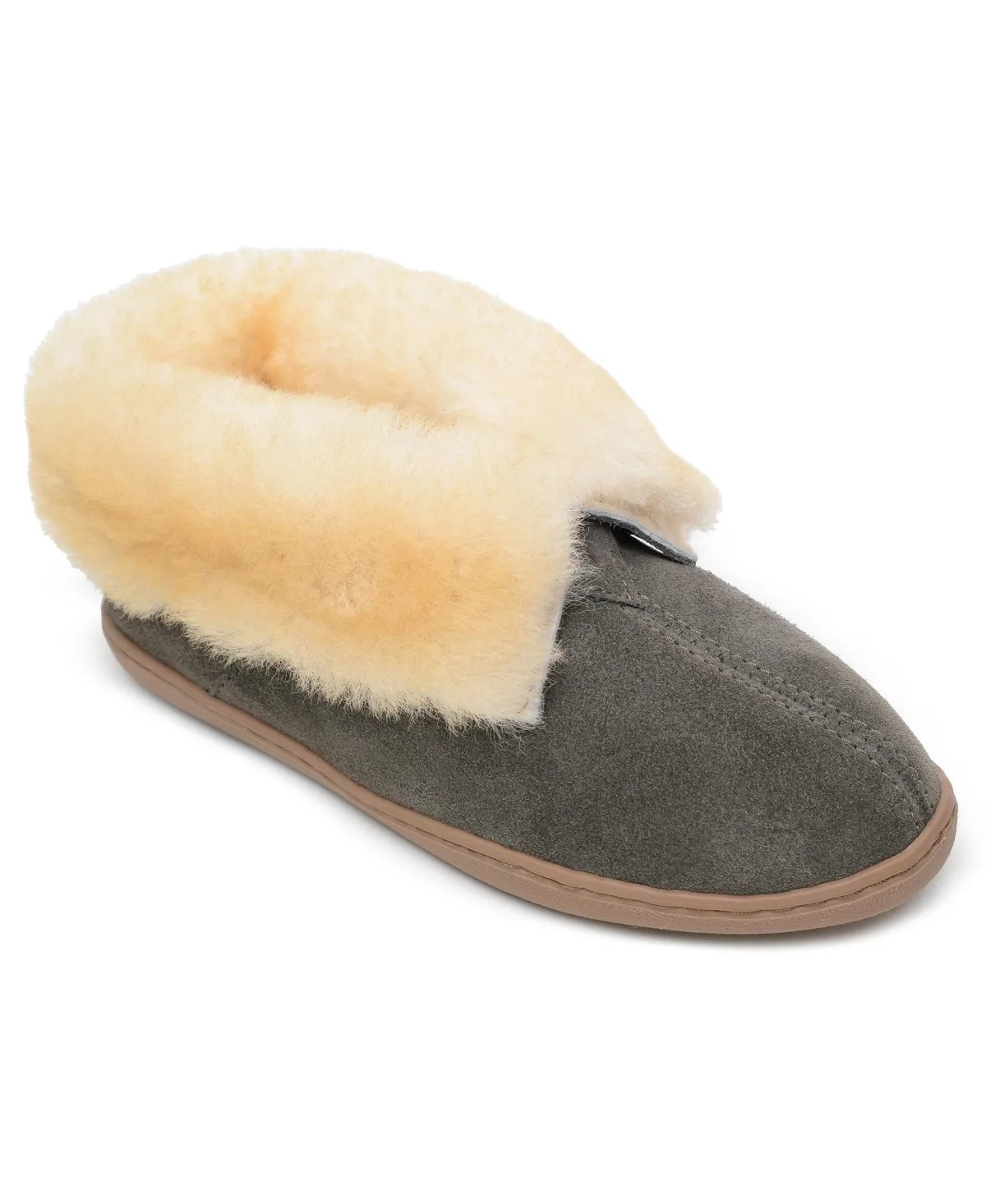 Sheepskin Ankle Boot Slippers by Minnetonka