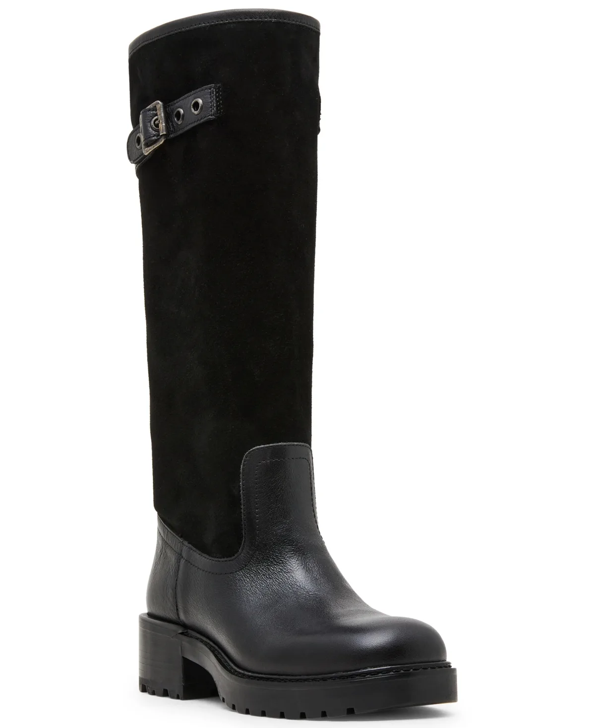 Ramble Lug-Sole Tall Riding Boots by Steve Madden
