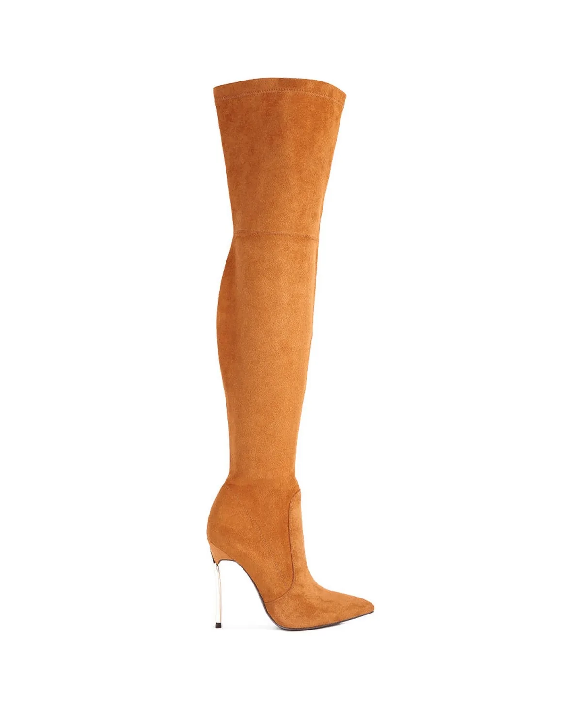 Jaynetts Stretch Suede Micro Over the Knee Boots by London Rag