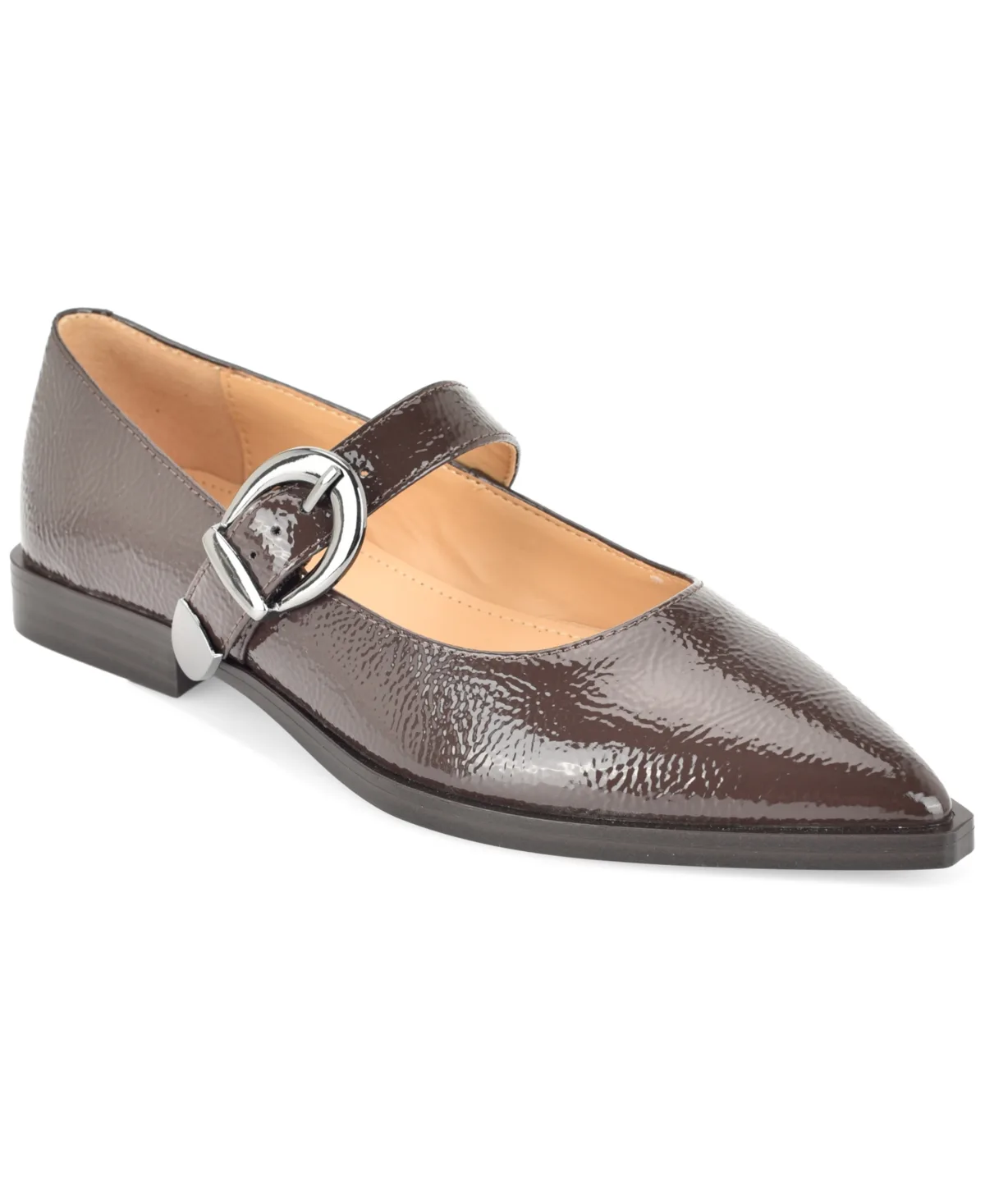Katrel Mary Jane Pointy Toe Flats by Nine West