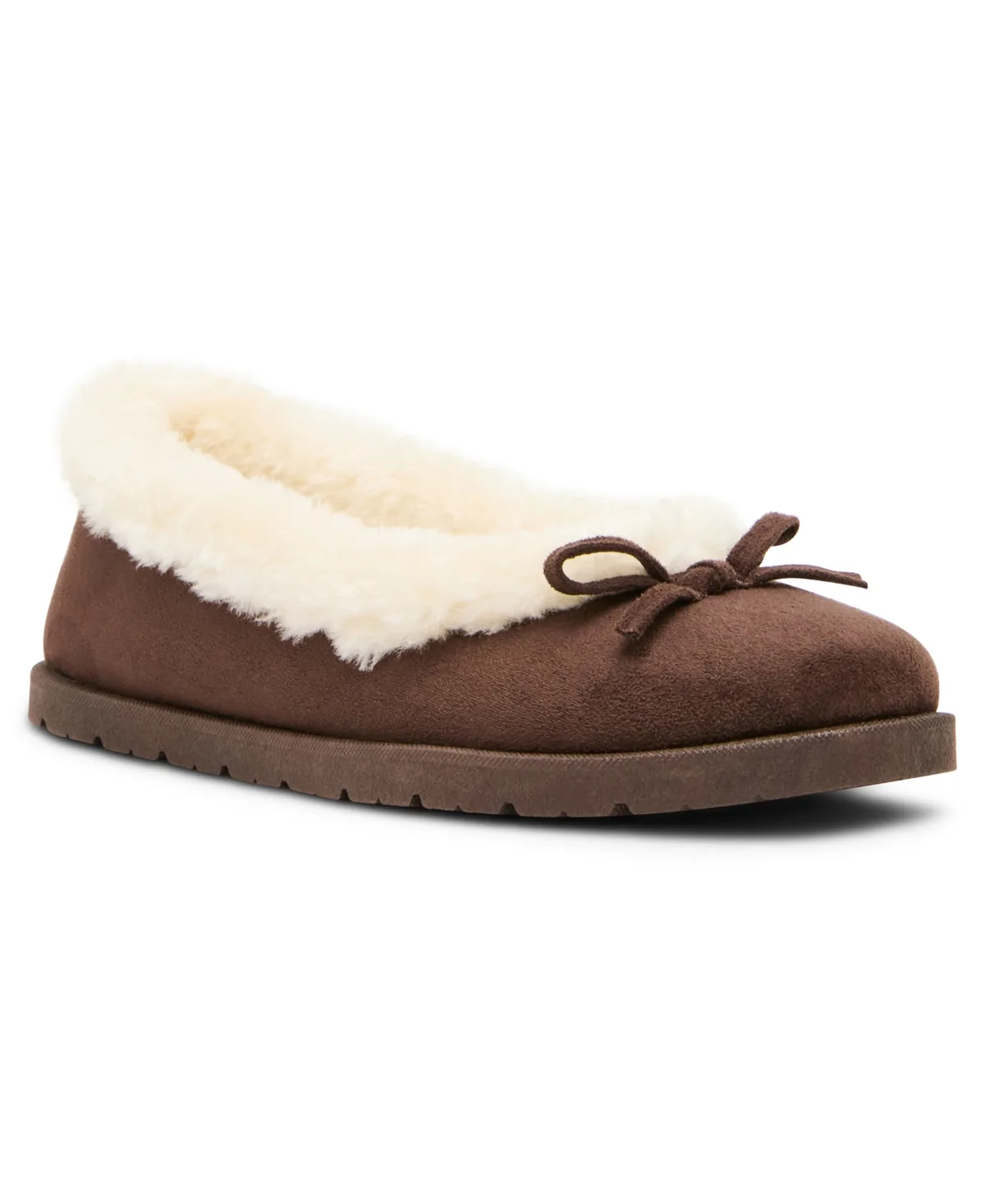 Monday Cozy Faux-Fur Ballet Flats by Madden Girl