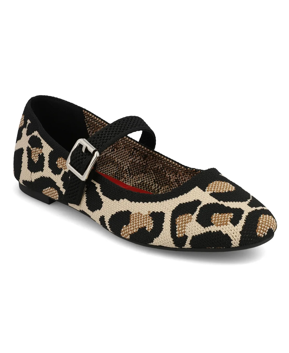 Mary Jane Strap Knit Flats by Mia