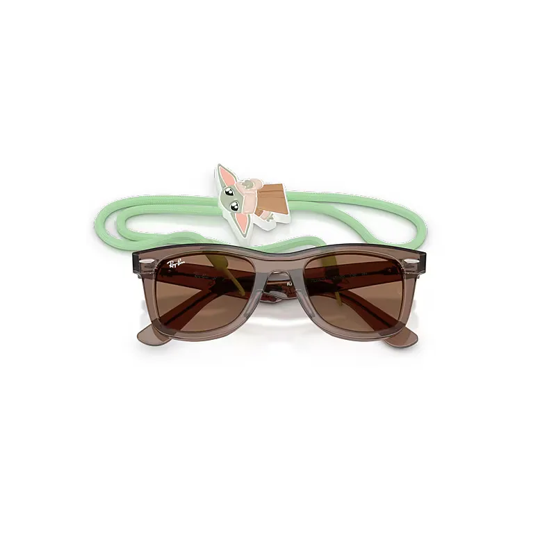Ray-Ban Star Wars™ - Grogu Mini Street Neat Sunglasses Brown Lenses by Ray-Ban