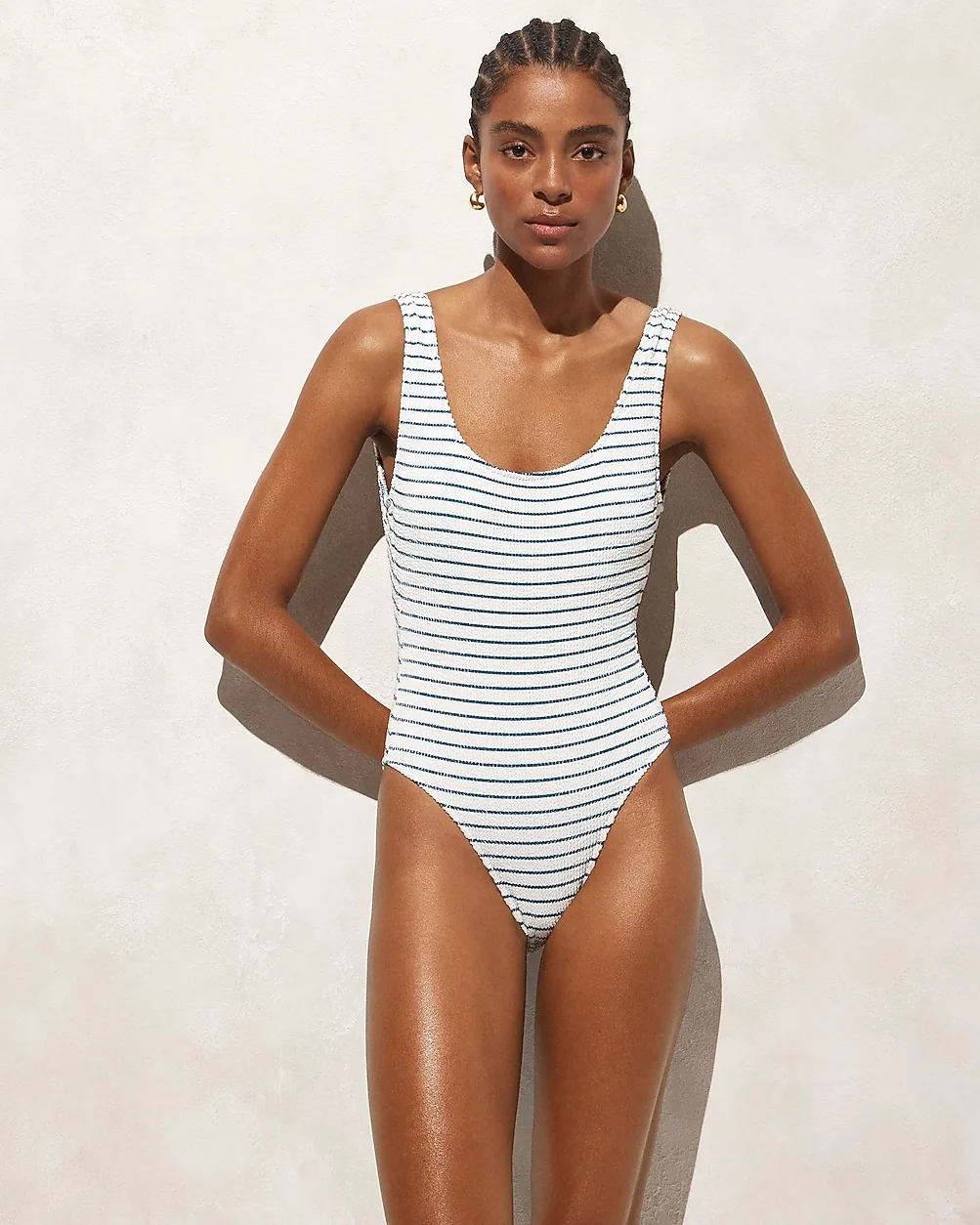 Claudia Scrunchie One-Piece by J.Crew
