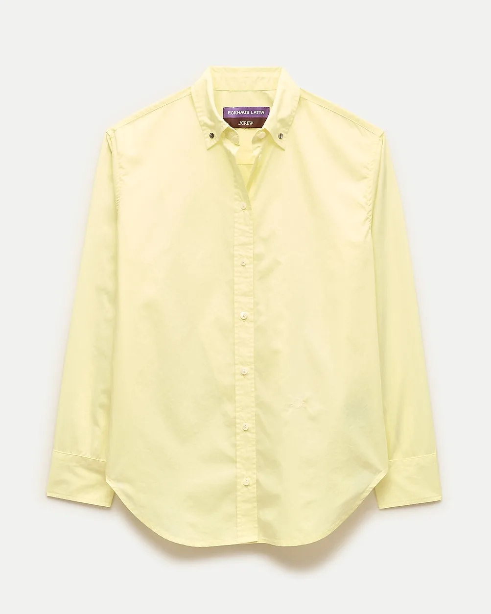 Eckhaus Latta x J.Crew Overlap Button-Down Shirt in Cotton Poplin by J.Crew