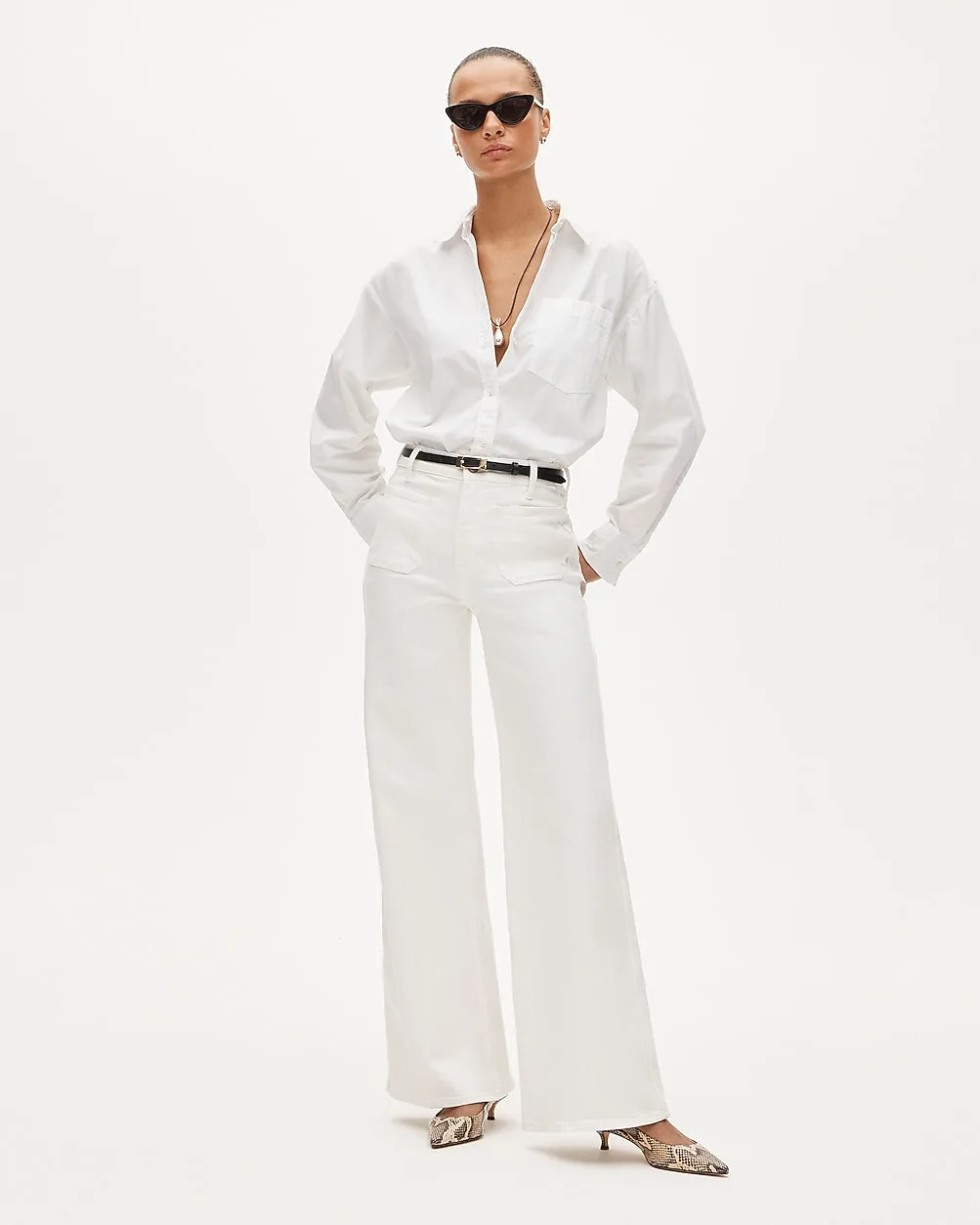 Patch-Pocket Denim Trouser by J.Crew