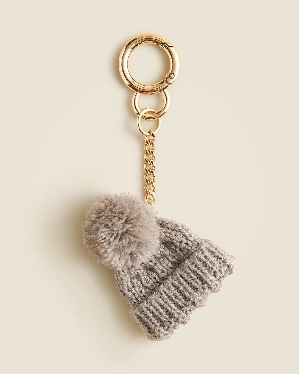Pom-Pom Beanie Bag Charm by J.Crew